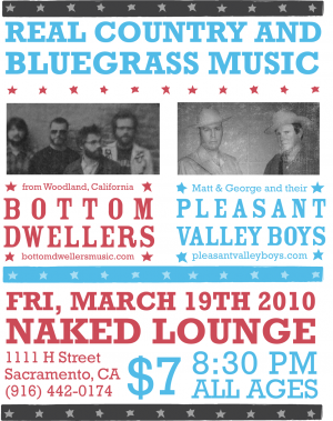 Bottom Dwellers/Pleasant Valley Boys Poster