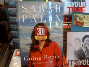 Going Rogue by Sarah Palin 30% off