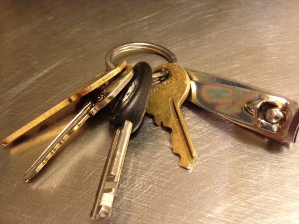 Key ring with keys