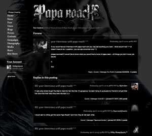 Papa Roach forum
